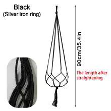 Creative Macrame Suspension Plant Pot Hanging Basket for Home Decor