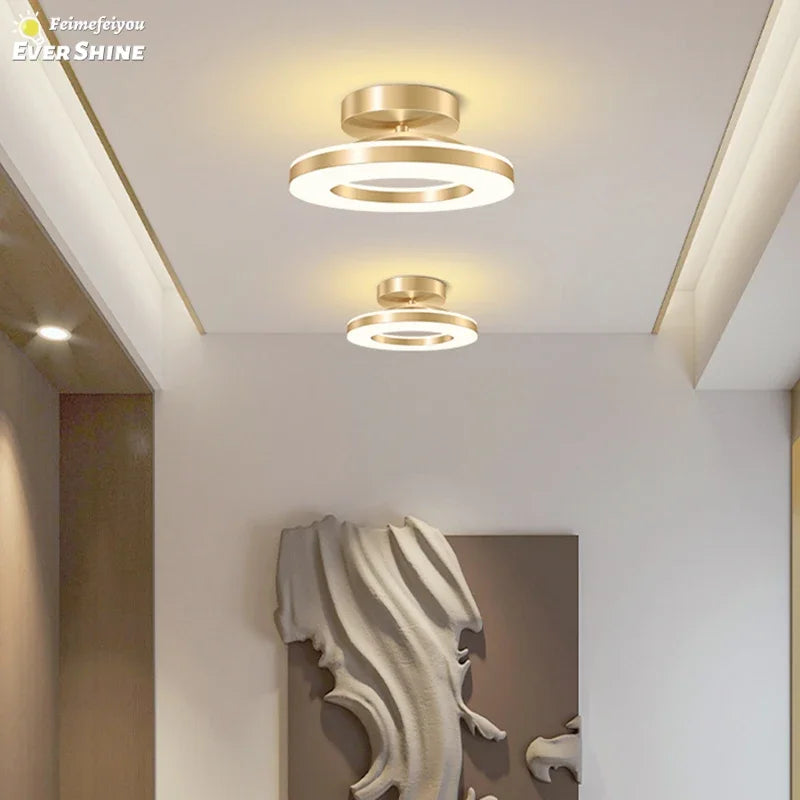 Modern LED Ceiling Light Indoor Lighting Home Decoration Bedroom Dining Table Living Room Balcony Corridor
