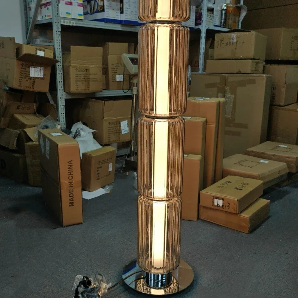 Modern Floor Lamp with Adjustable Height and Lighting for Living Room Bedroom