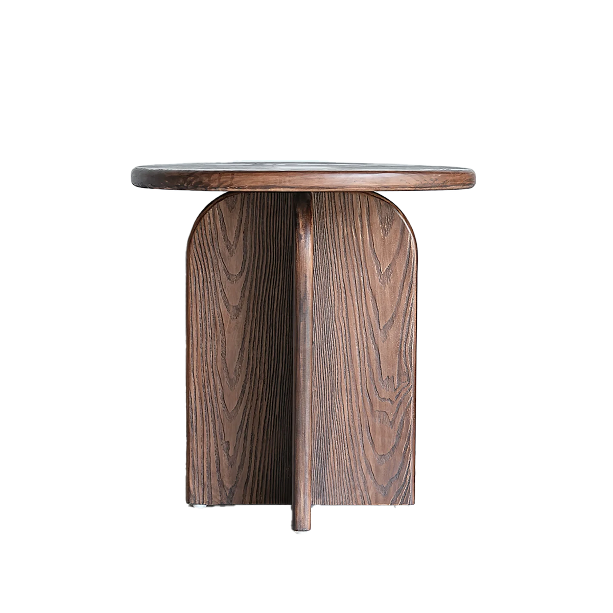Mid-Century Solid Wood Black End Table Vintage Side Table Living Room Console Table Home Accent Coffee Tables Rustic Nightstand
