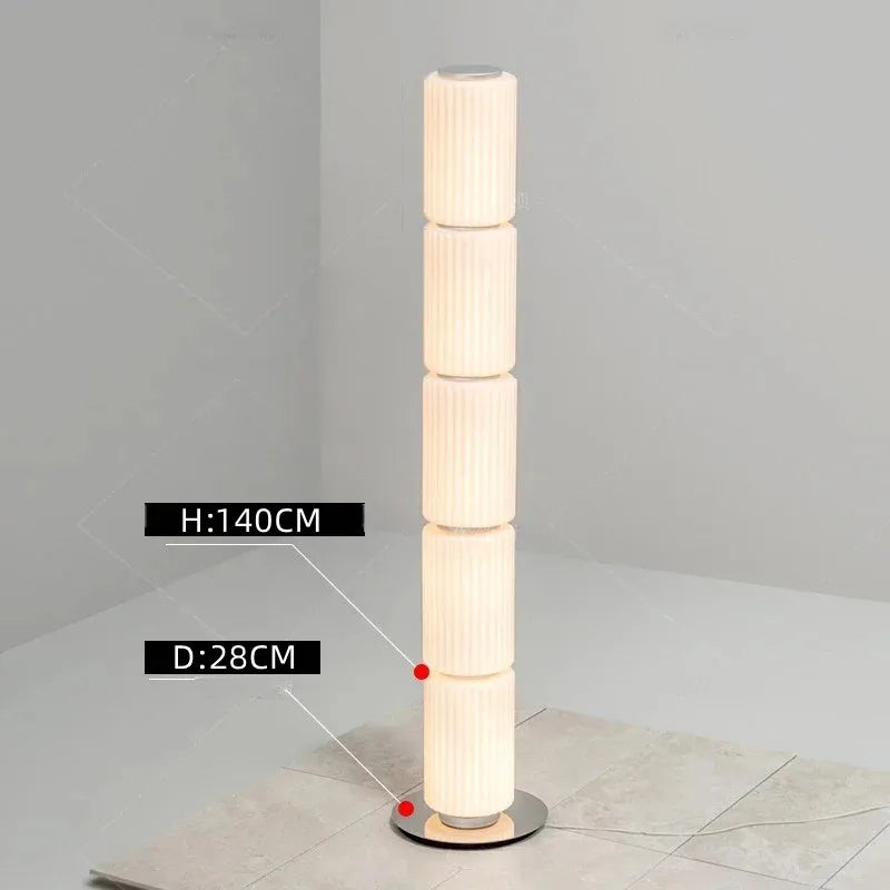 Modern Floor Lamp with Adjustable Height and Lighting for Living Room Bedroom