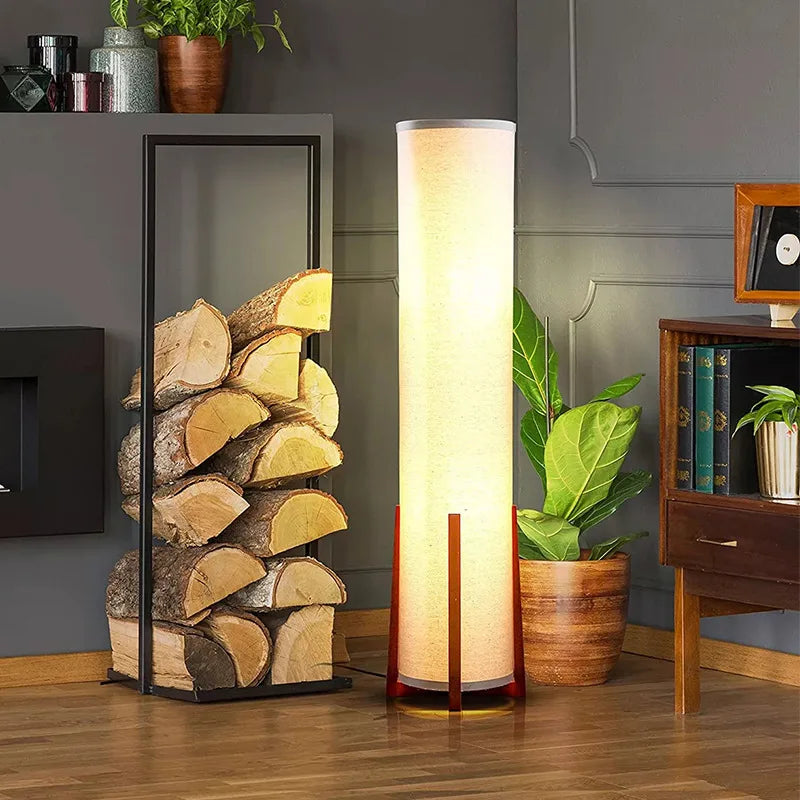 Modern Nordic Fabric Floor Lamp for Living Room Bedroom