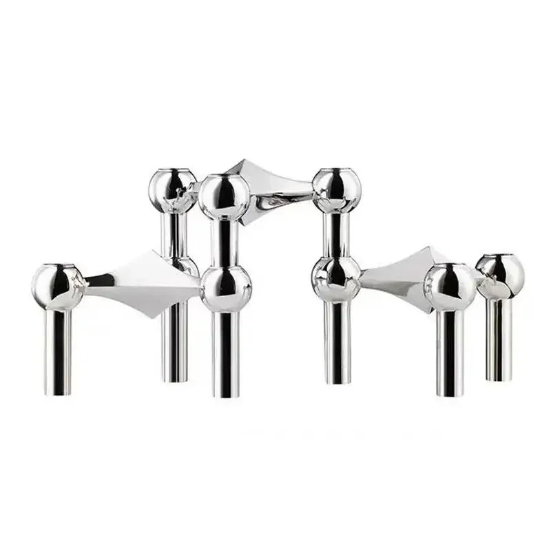 Modern Nordic Metal Molecular Candle Holder Centerpiece Tabletop Living Room Decor