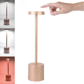 LED Metal Desk Lamp USB Rechargeable Touch Sensor Table Lamp