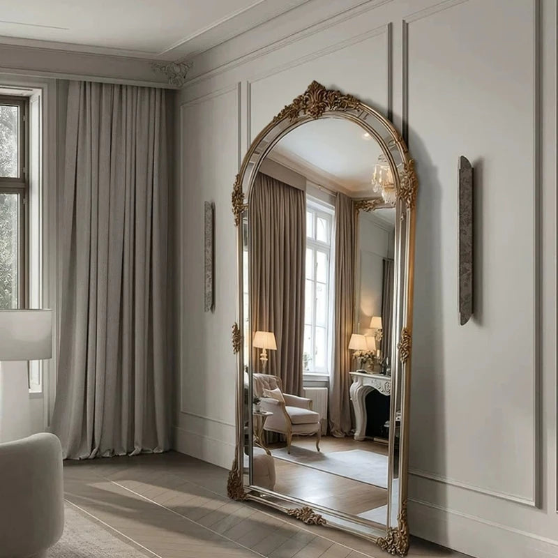 Modern Korean Style Full Body Standing Mirror for Home Decor
