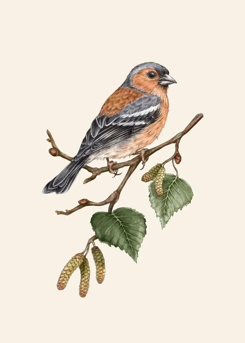 Retro Animal Garden Birds Canvas Painting Poster for Home Decor