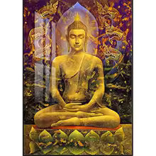 Modern Buddha Canvas Painting Poster for Home Decor