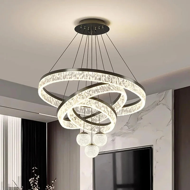 Modern LED Pendant Light Adjustable Hanging Lamp Living Room Dining Table Home Decor Indoor Lighting