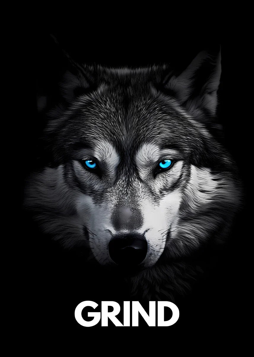 Modern Animal Motivational Canvas Painting Poster for Home Decor