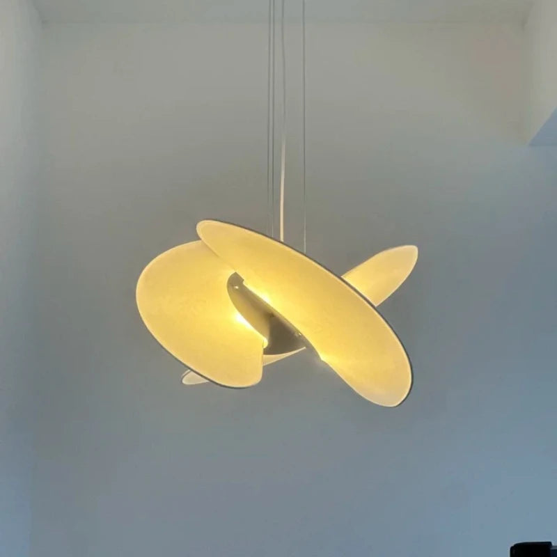 Nordic Designer Silk Pendant Light for Living Room Bedroom Dining Bar