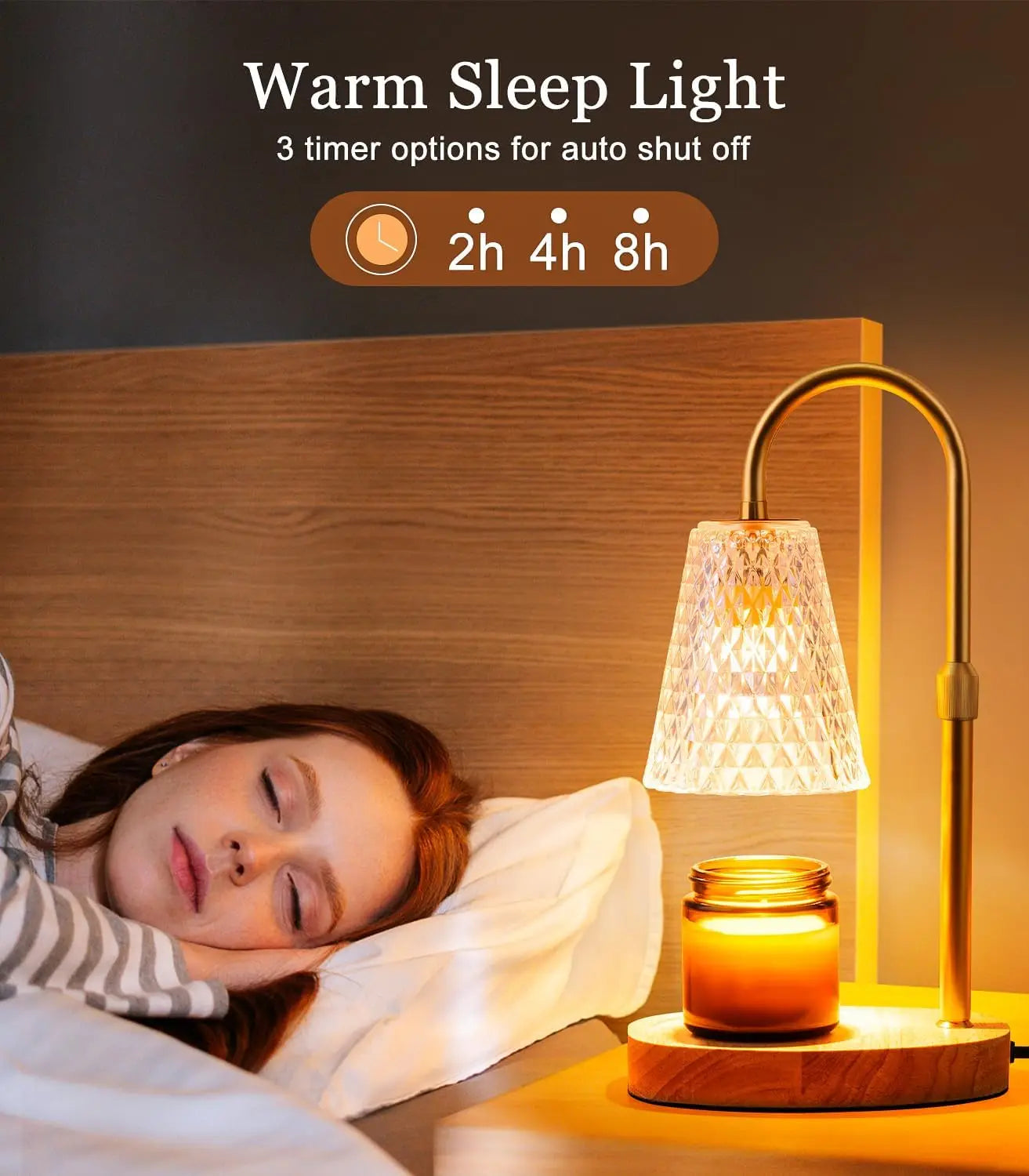 Timer Dimmable Candle Warmer Lamp Home Decor