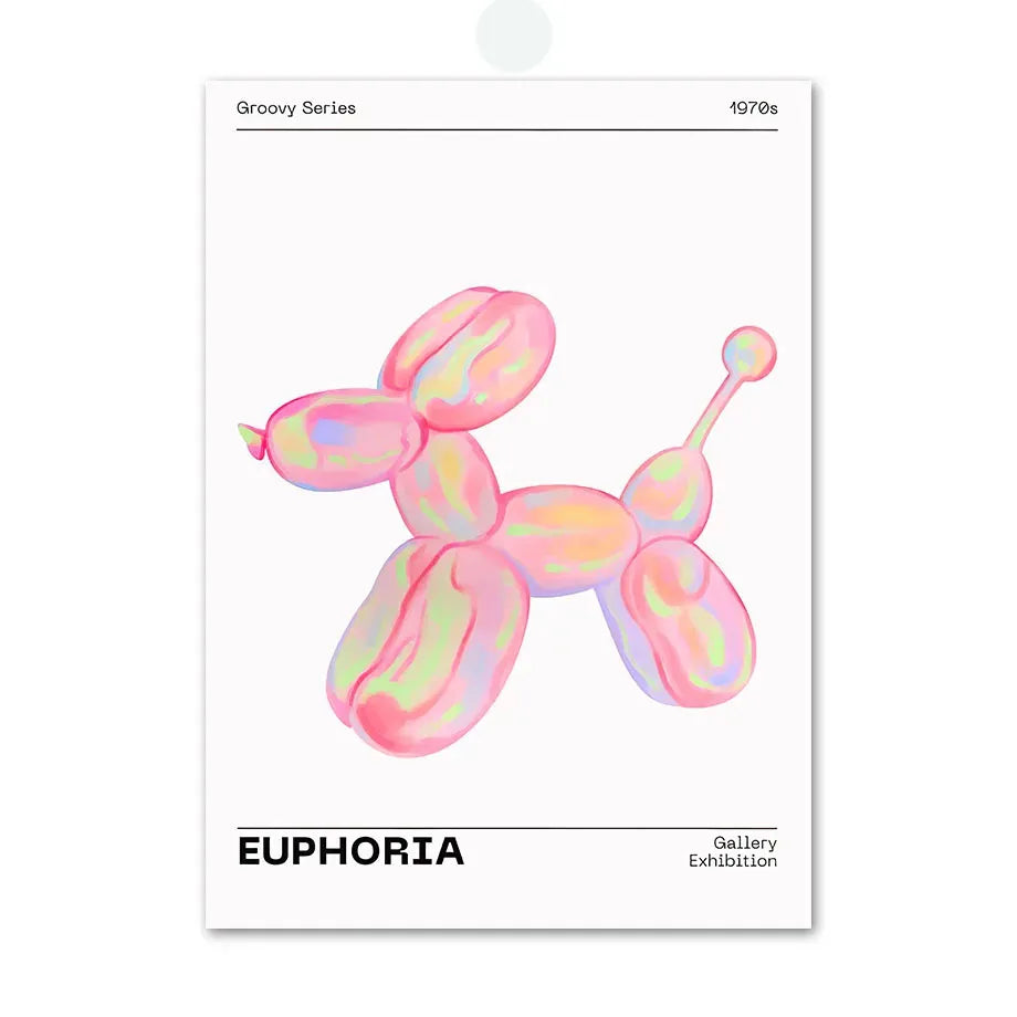 Modern Pink Flower Canvas Wall Art Print for Living Room