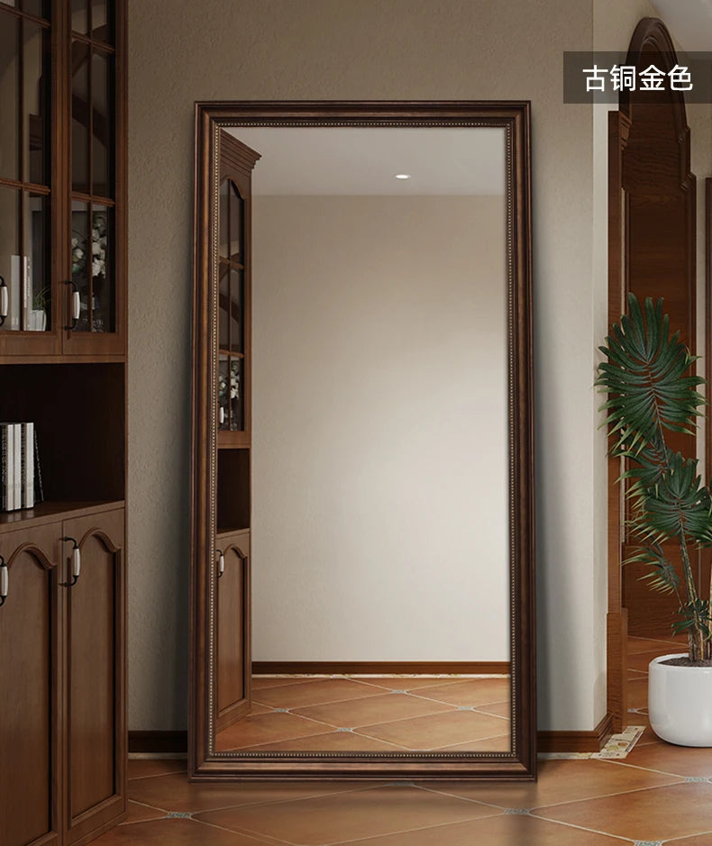 Modern Luxury Full Length Standing Floor Mirror for Home Decor