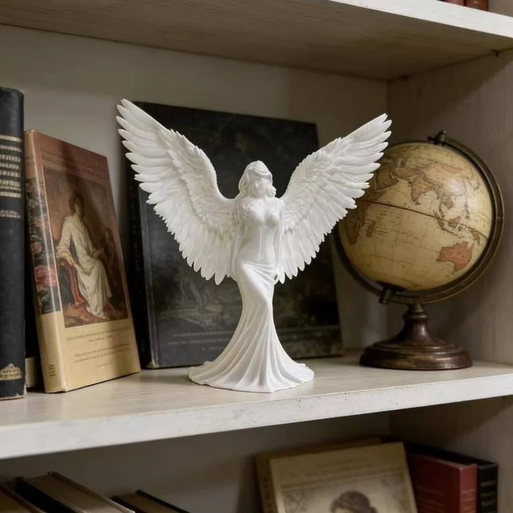 Modern Luxury Angel Goddess Sculpture Tabletop Ornament for Home Decor