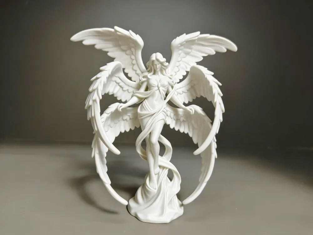 Modern Luxury Angel Goddess Sculpture Tabletop Ornament for Home Decor