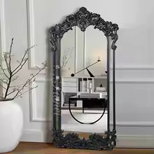 Modern Luxury Full Body Standing Floor Mirror for Living Room