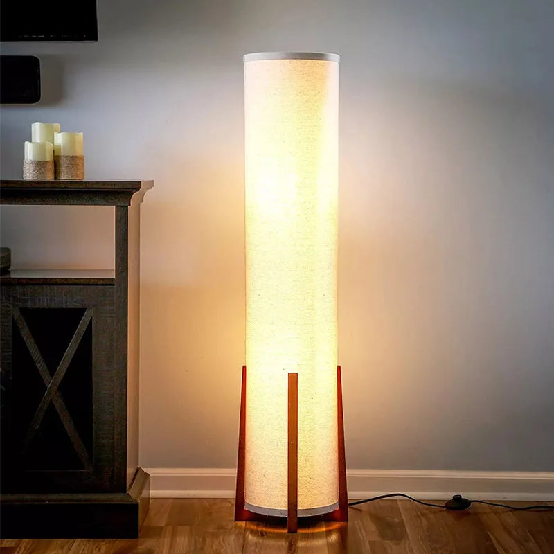 Modern Nordic Fabric Floor Lamp for Living Room Bedroom