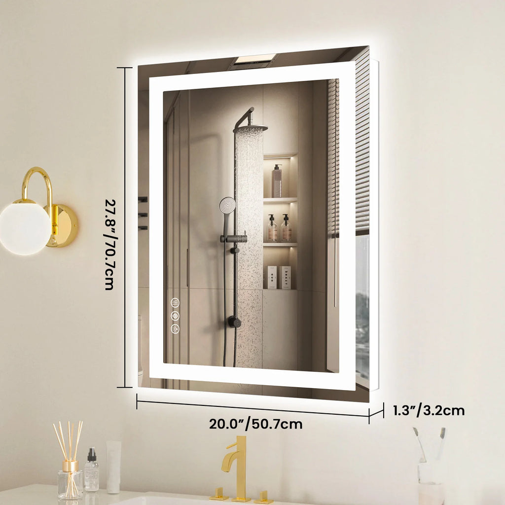 Modern Minimalist LED Bathroom Vanity Mirror for Living Room