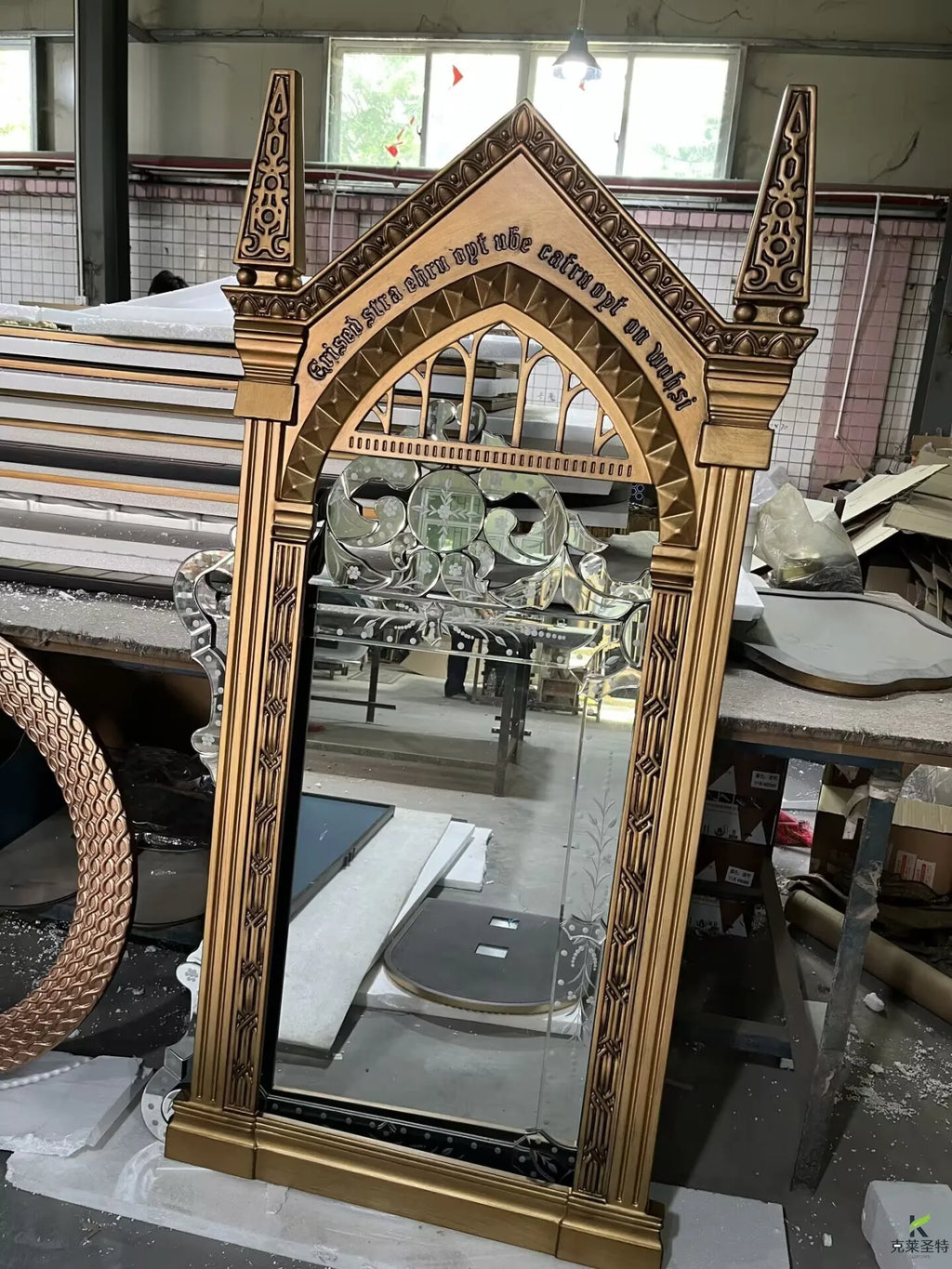 Luxury Nordic Full Length Floor Standing Mirror for Home Decor