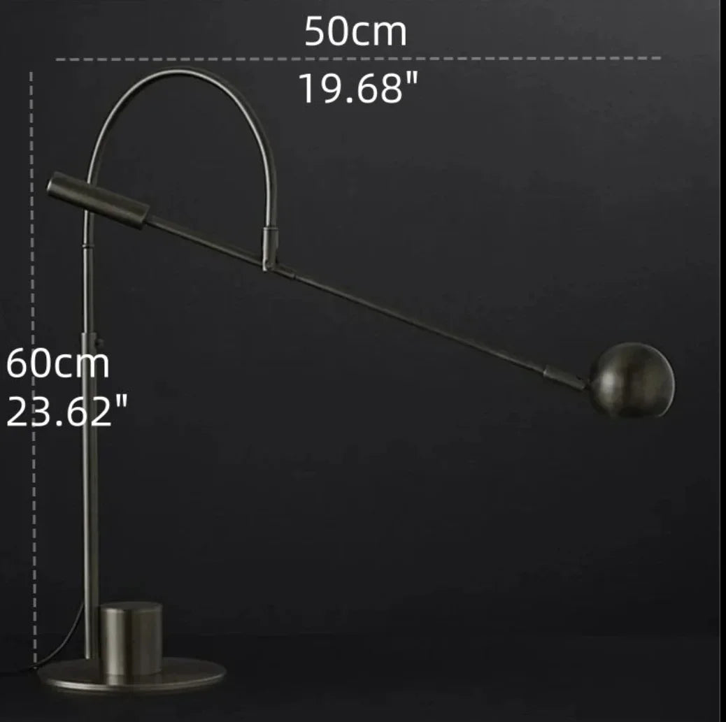 Modern Rotatable Long Arm Floor Lamp Living Room Bedroom Study Wall Light