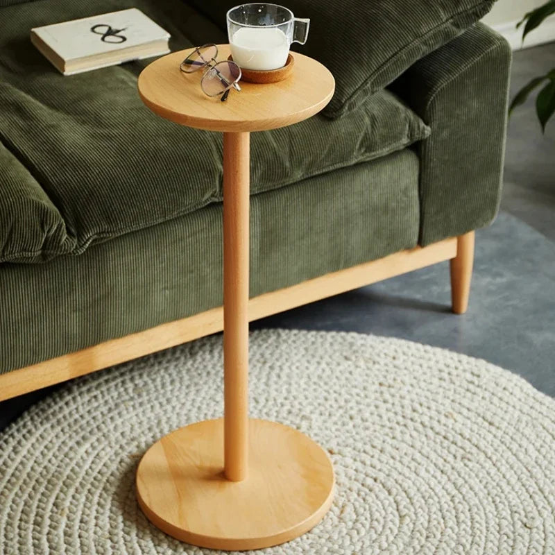 Modern Wooden Coffee Table with Storage Shelf for Living Room Bedroom