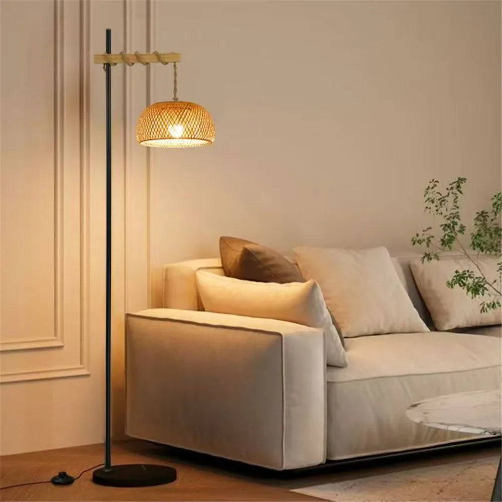 Modern Art Multicolor Glass LED Floor Lamp for Living Room Bedroom