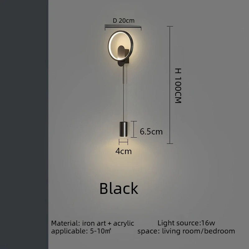Modern Nordic Wall Lamp for Living Room Bedroom