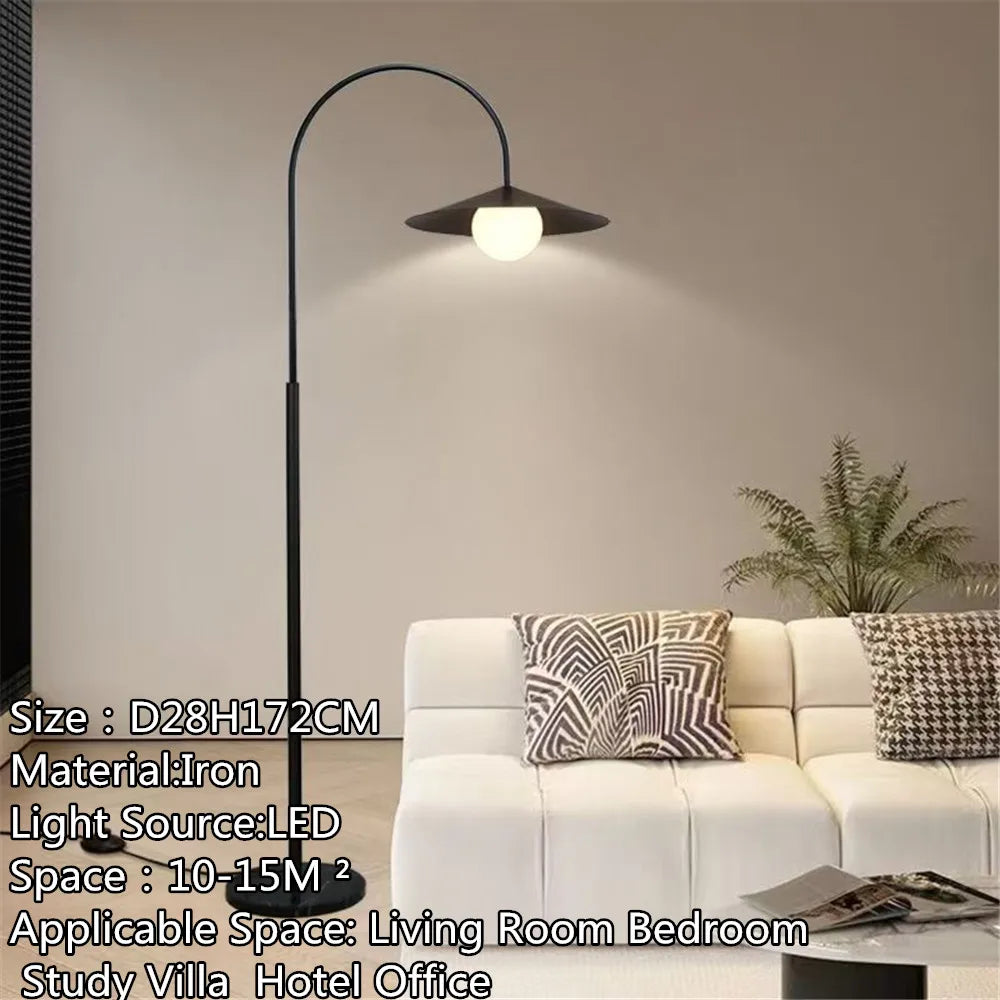 Modern Art Multicolor Glass LED Floor Lamp for Living Room Bedroom