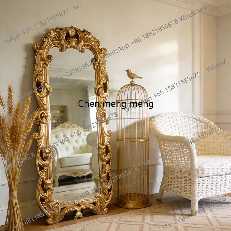 Luxury Full Length Floor Standing Mirror for Home Decor