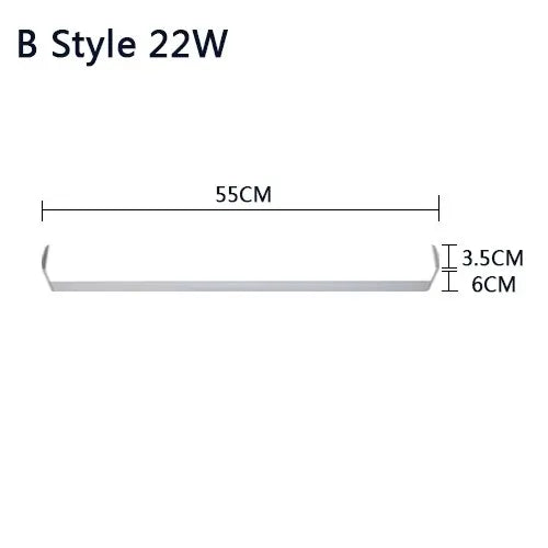 Simple Bathroom Wall Lamps Acrylic Lampshade Nordic Dressing Table Mirror Sconce Lights LED Home Decor Easy Installation Lustres