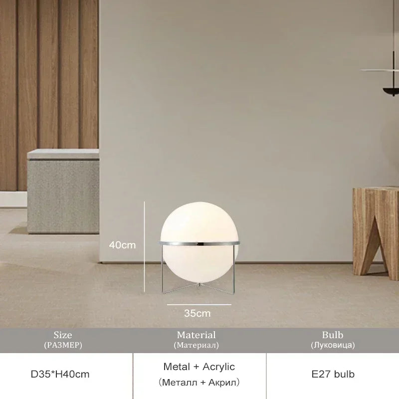 Nordic Minimalist Ball Bedside LED Floor Lamp Ceiling Chandelier Art Hanging Pendant Light Home Decor