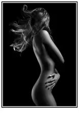 Nordic Sexy Female Model Canvas Painting Poster for Home Decor