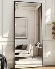Modern Minimalist Full Length Floor Standing Mirror for Home Decor