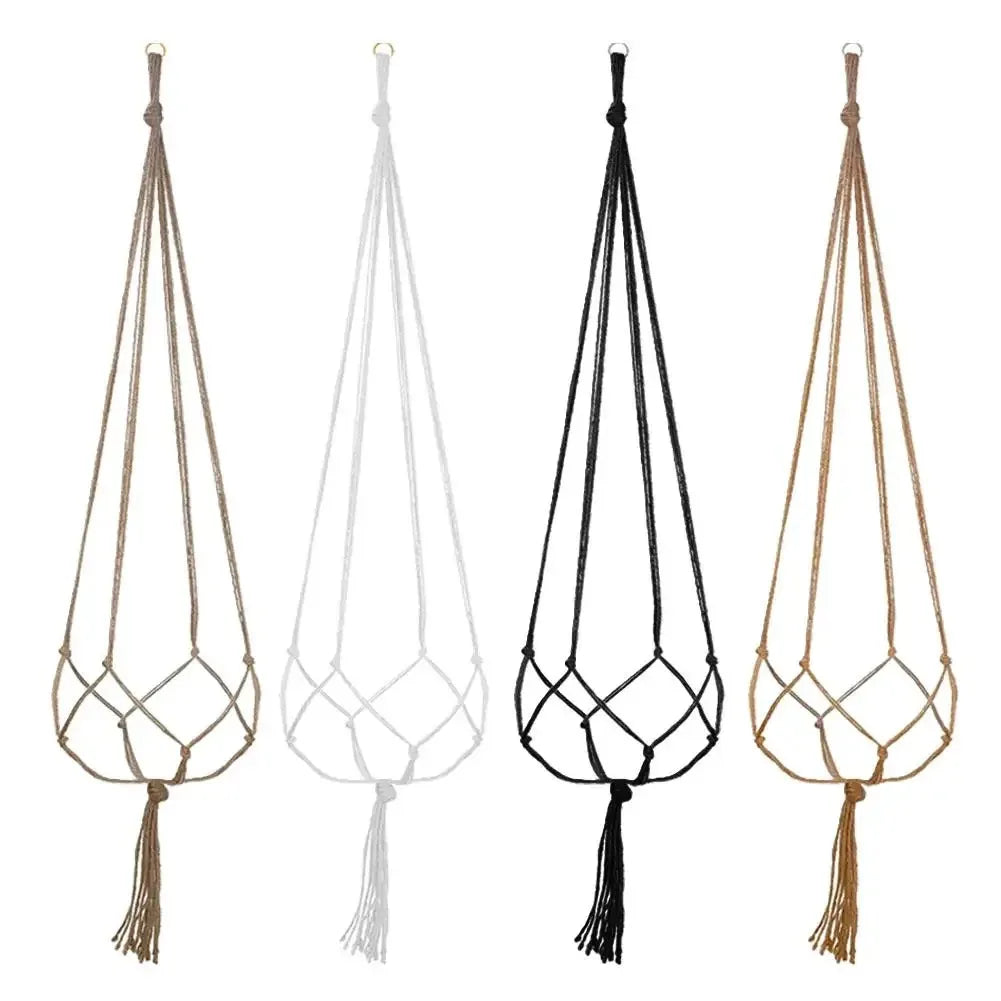 Creative Macrame Suspension Plant Pot Hanging Basket for Home Decor