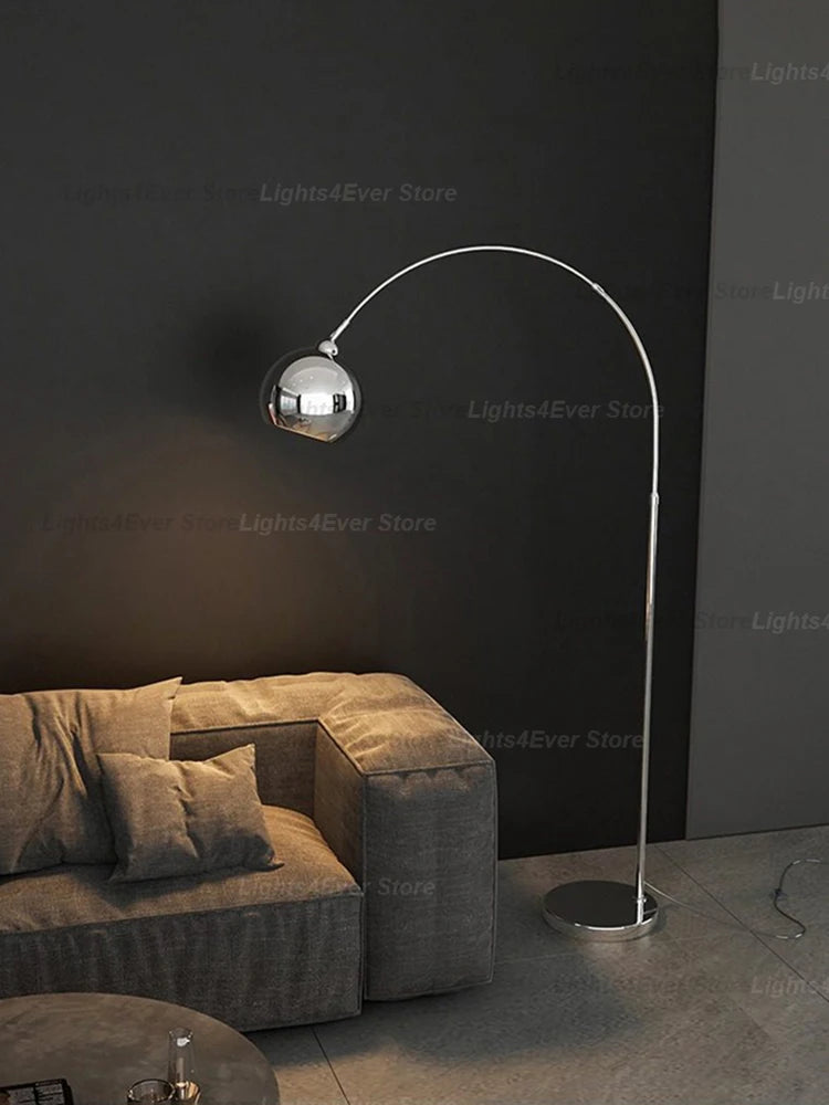 Modern LED E27 Dimmable Stainless Steel Floor Lamp