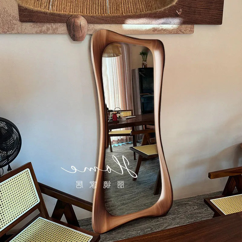 Nordic Luxury Full Length Floor Standing Mirror for Home Decor