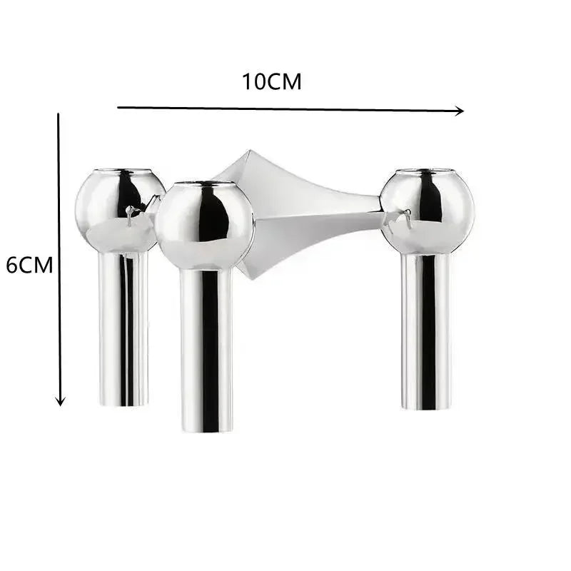 Modern Nordic Metal Molecular Candle Holder Centerpiece Tabletop Living Room Decor