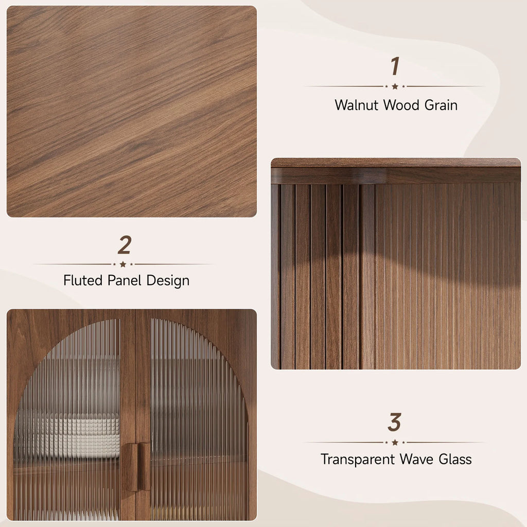177.8cm Oval Dining Table for 6 to 8 People with Storage LED Light