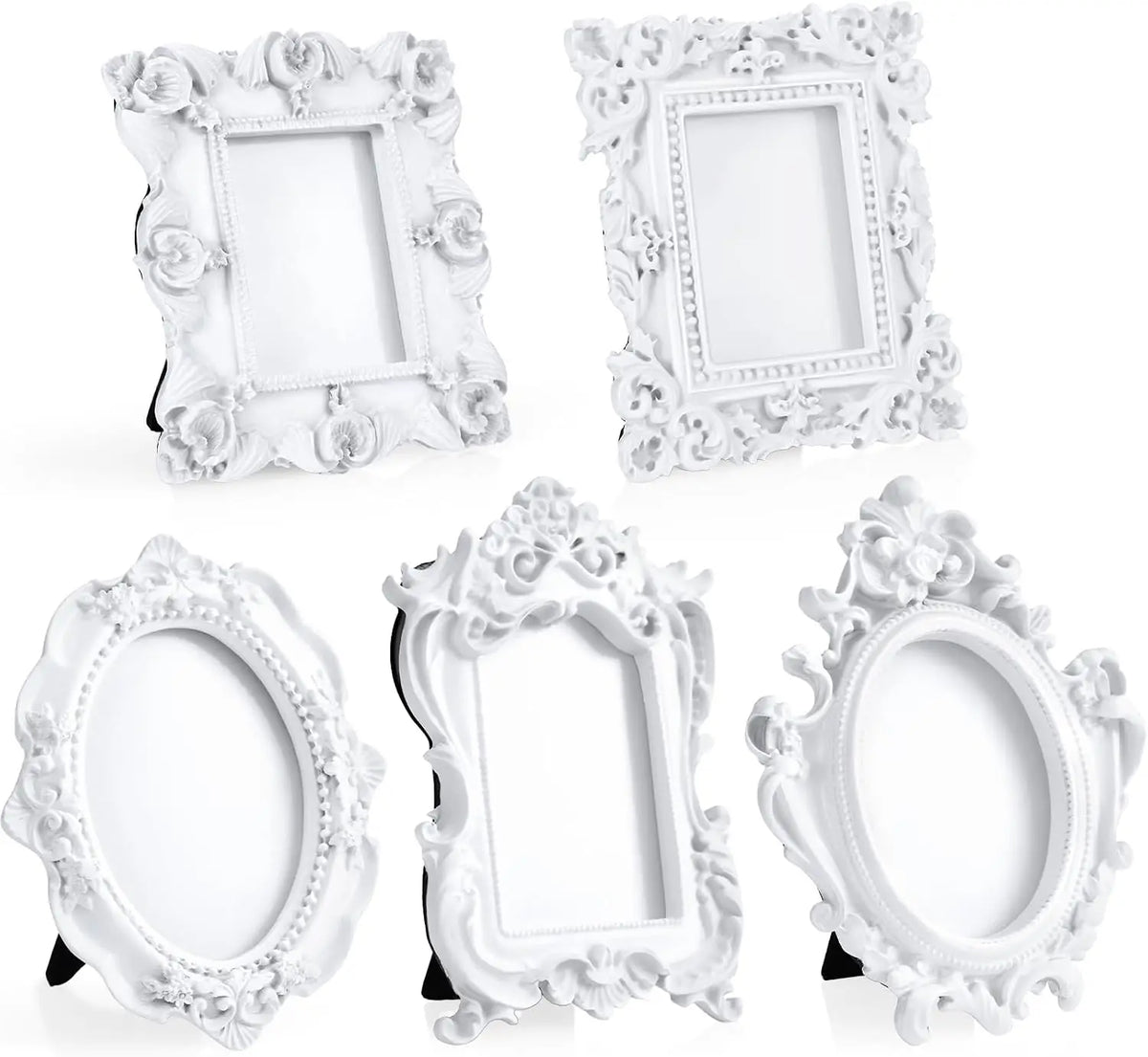 Vintage Antique Baroque Resin Picture Frame Tabletop Ornament for Home Decor
