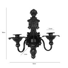 Vintage Iron Wall Mounted Candlestick Pendant Candle Holder for Home Decor