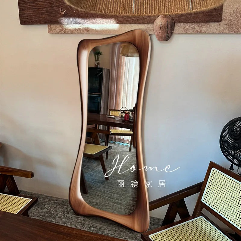 Nordic Luxury Full Length Floor Standing Mirror for Home Decor