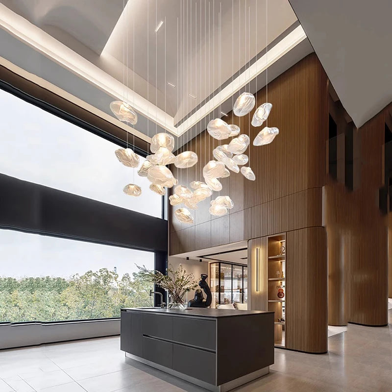 Modern 30-70 cm LED Pendant Light Dimmable CCT Kitchen Island Chandelier