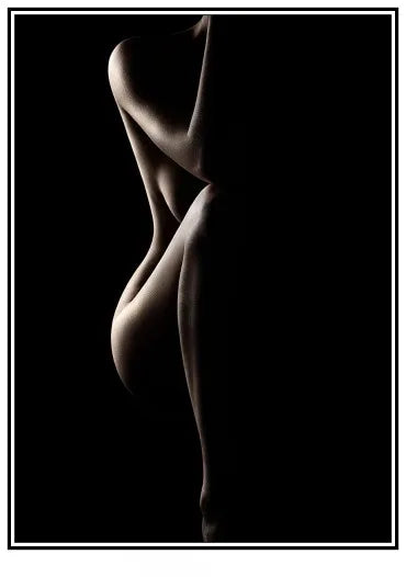 Nordic Sexy Female Model Canvas Painting Poster for Home Decor