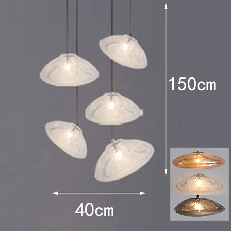 Modern 30-70 cm LED Pendant Light Dimmable CCT Kitchen Island Chandelier