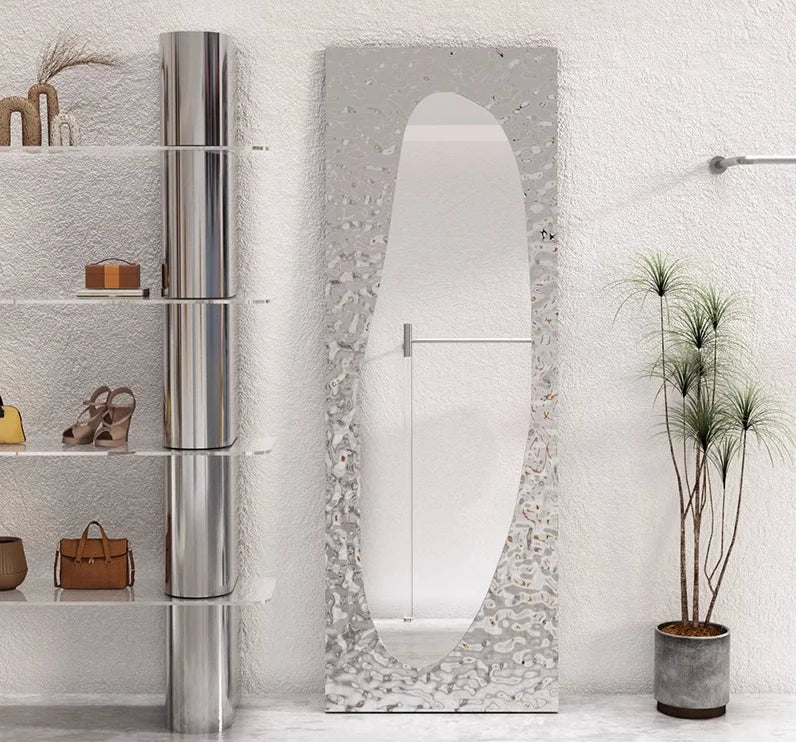 Modern Luxury Full Body Standing Floor Mirror for Living Room