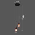 Modern LED Crystal Adjustable Pendant Light for Living Room Bedroom