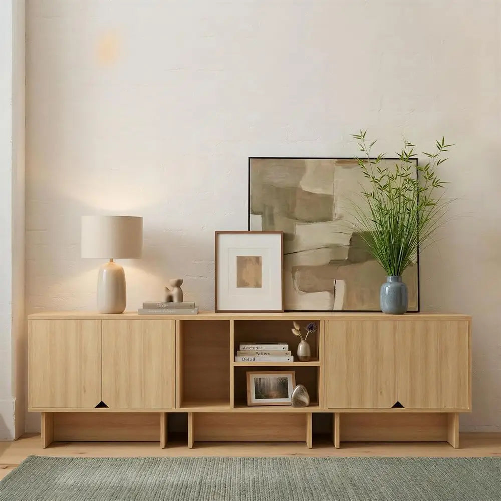 Modular 3-Piece Engineered Wood Storage Cabinet Set