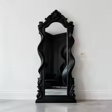 Vintage Nordic Luxury Full Length Floor Standing Mirror for Home Decor