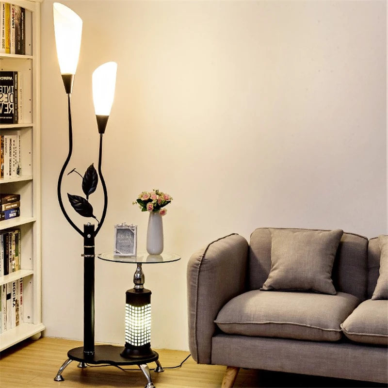 Modern Nordic LED Flower Floor Lamp for Living Room Bedroom Study