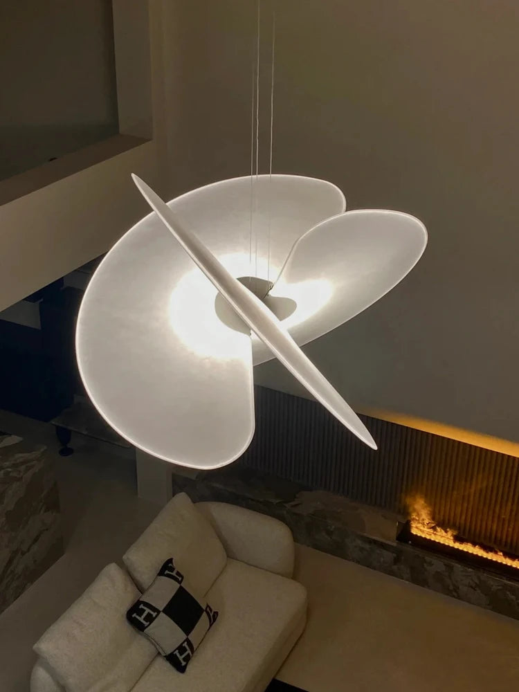 Nordic Designer Silk Pendant Light for Living Room Bedroom Dining Bar